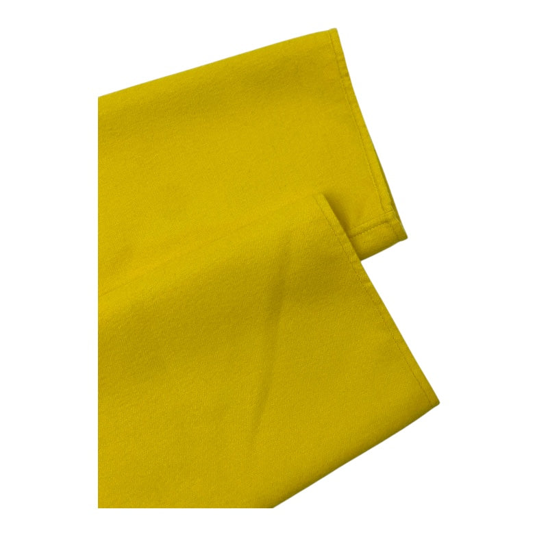 エルメス HERMES セリエボタンカシミヤロングコート イエロー カシミヤ レディース その他アウター