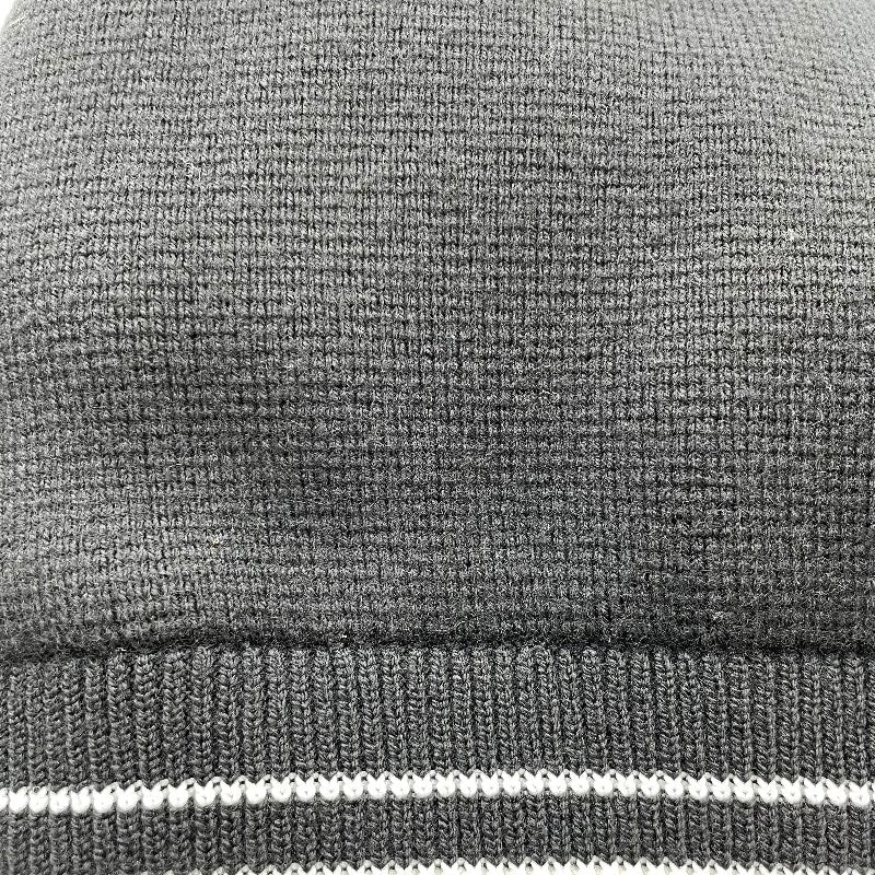 ジバンシィ GIVENCHY ロゴワッペンニットテディブルゾン BM00D04Y1L ブラック/ホワイト ウール メンズ スタジャン