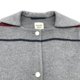 エルメス HERMES セリエボタンカシミヤロングコート グレー カシミヤ レディース その他アウター