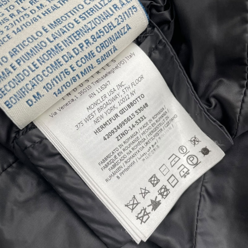 モンクレール MONCLER HERMIFUR ダウンコート 420934995615 53048 グレー ナイロン レディース ダウンジャケット