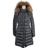 モンクレール MONCLER HERMIFUR ダウンコート 420934995615 53048 グレー ナイロン レディース ダウンジャケット