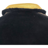 フェンディ FENDI FFリバーシブルムートンジャケット FM5203 ゴールド/ブラック 羊革 レディース その他アウター