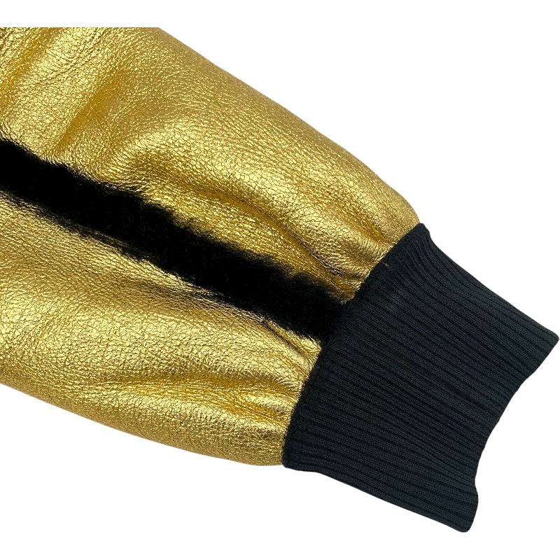 フェンディ FENDI FFリバーシブルムートンジャケット FM5203 ゴールド/ブラック 羊革 レディース その他アウター