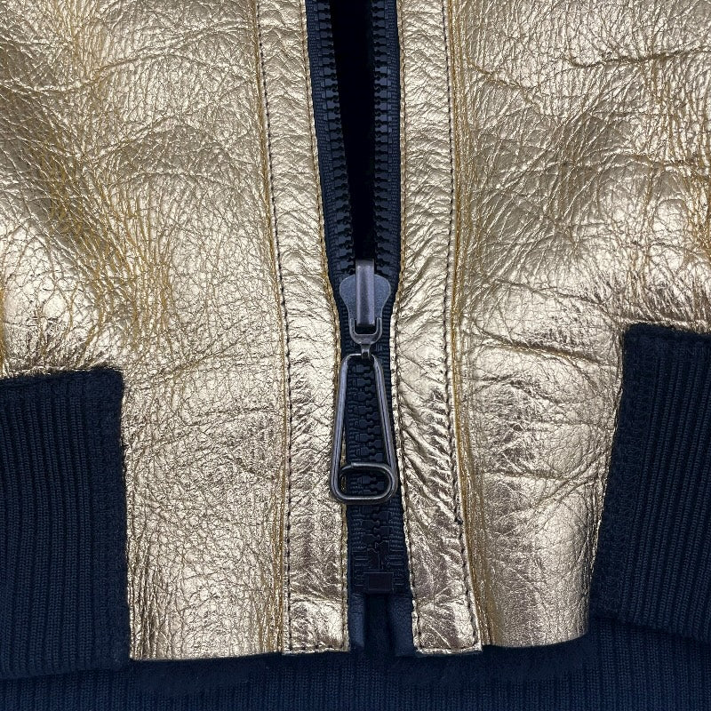 フェンディ FENDI FFリバーシブルムートンジャケット FM5203 ゴールド/ブラック 羊革 レディース その他アウター