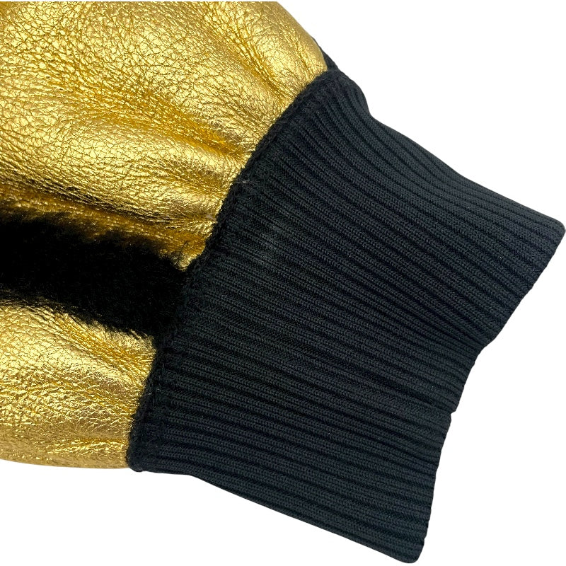 フェンディ FENDI FFリバーシブルムートンジャケット FM5203 ゴールド/ブラック 羊革 レディース その他アウター