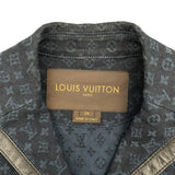 ルイ・ヴィトン LOUIS VUITTON モノグラム総柄ジャケット ネイビー コットン レディース テーラードジャケット