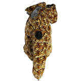 モンクレール MONCLER DAOS総柄ダウンジャケット ブラウン レーヨン レディース ダウンジャケット