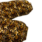 モンクレール MONCLER DAOS総柄ダウンジャケット ブラウン レーヨン レディース ダウンジャケット