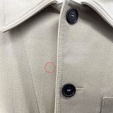 ロエベ LOEWE アナグラムロゴレザーパッチブルゾン H526Y02W27 ベージュ 羊毛 メンズ その他アウター