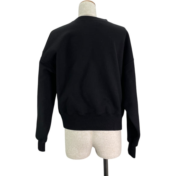 グッチ GUCCI ロゴプリントスウェットシャツ 789582 ブラック コットン レディース スウェット
