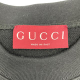 グッチ GUCCI ロゴプリントスウェットシャツ 789582 ブラック コットン レディース スウェット