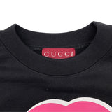 グッチ GUCCI ロゴプリントスウェットシャツ 789582 ブラック コットン レディース スウェット