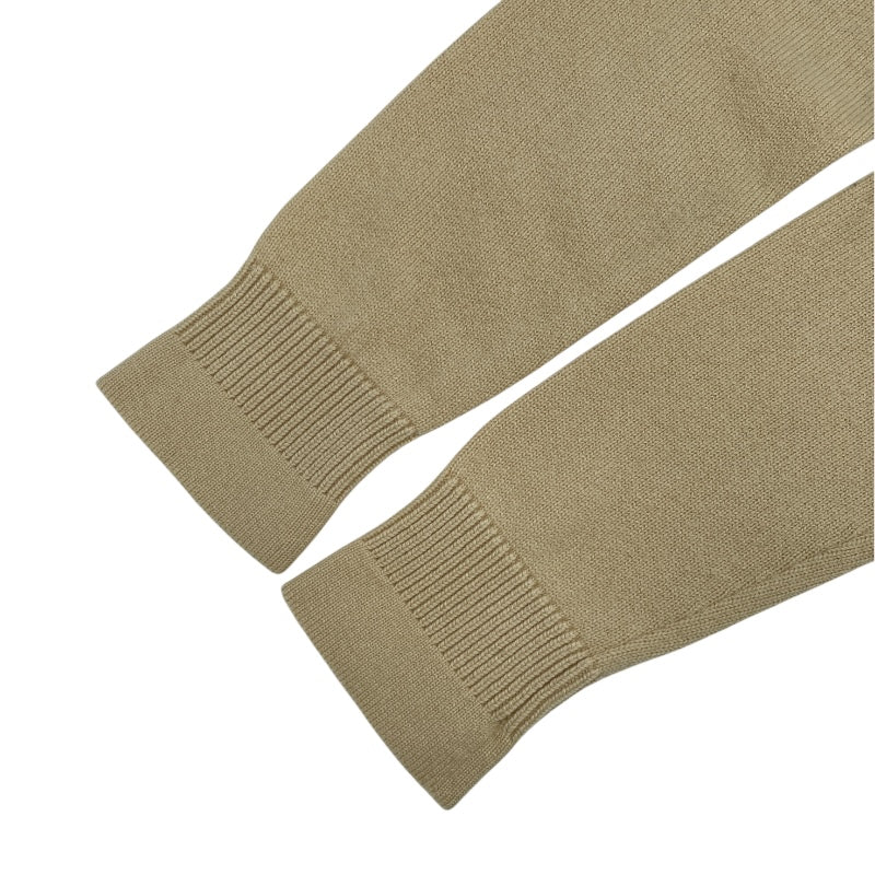 エルメス HERMES カシミヤロングカーディガン ベージュ カシミヤ レディース カーディガン