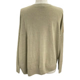 ロエベ LOEWE ロゴデザインルーズニットセーター S359Y14K37 ベージュ リネン メンズ セーター