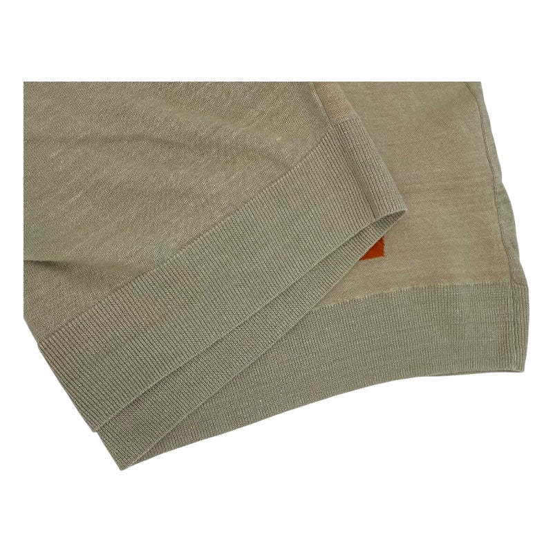 ロエベ LOEWE ロゴデザインルーズニットセーター S359Y14K37 ベージュ リネン メンズ セーター