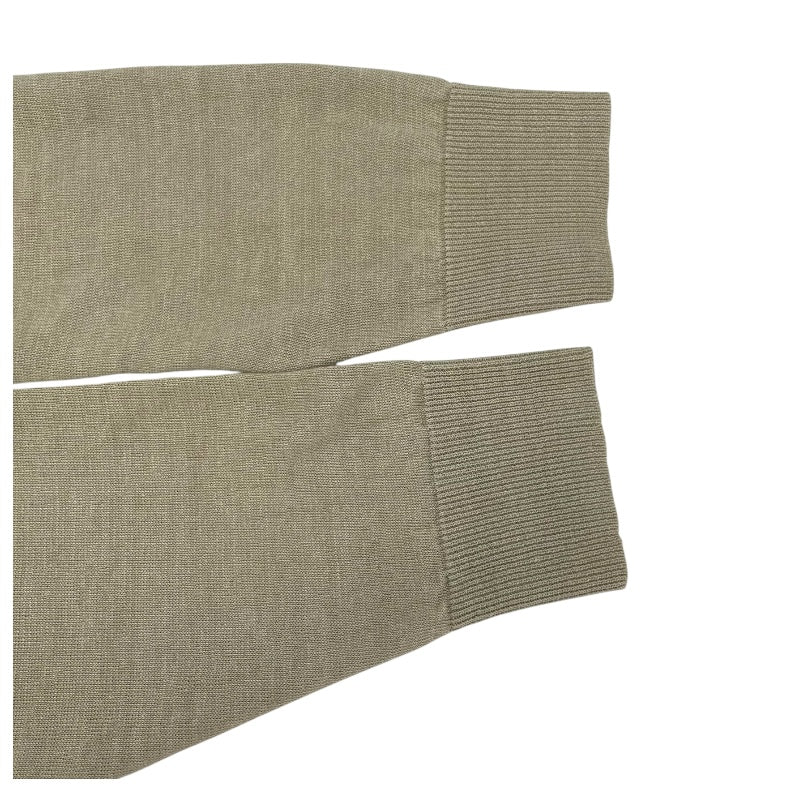 ロエベ LOEWE ロゴデザインルーズニットセーター S359Y14K37 ベージュ リネン メンズ セーター