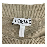 ロエベ LOEWE ロゴデザインルーズニットセーター S359Y14K37 ベージュ リネン メンズ セーター