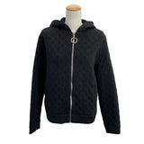 ルイ・ヴィトン LOUIS VUITTON モノグラムエンボスジップスウェットパーカー FFST01W ブラック コットン メンズ パーカー