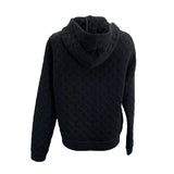 ルイ・ヴィトン LOUIS VUITTON モノグラムエンボスジップスウェットパーカー FFST01W ブラック コットン メンズ パーカー