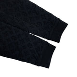 ルイ・ヴィトン LOUIS VUITTON モノグラムエンボスジップスウェットパーカー FFST01W ブラック コットン メンズ パーカー