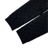 ルイ・ヴィトン LOUIS VUITTON モノグラムエンボスジップスウェットパーカー FFST01W ブラック コットン メンズ パーカー