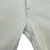 フェンディ FENDI FF柄ブリーチデザインデニムパンツ FLP288 ブルー コットン レディース デニムパンツ