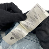 フェンディ FENDI FF柄ブリーチデザインデニムパンツ FLP288 ブルー コットン レディース デニムパンツ