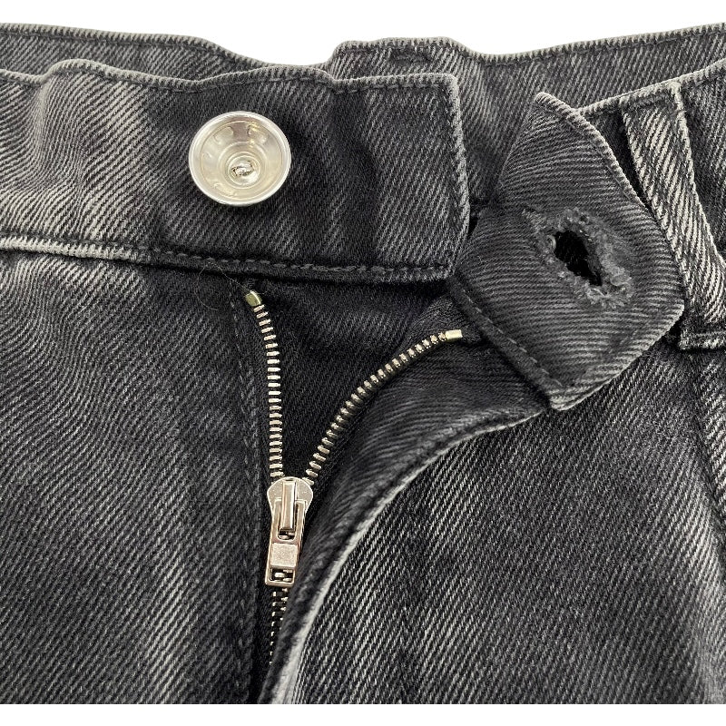 メゾン マルジェラ Maison Margiela カットアウトルーズデニムパンツ S51LA0051 ブラック コットン メンズ デニムパンツ