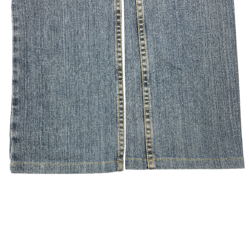 ルイ・ヴィトン LOUIS VUITTON モノグラムミックスデニムパンツ ブルー コットン レディース デニムパンツ