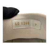 ルイ・ヴィトン LOUIS VUITTON ルクセンブルグライン ダミエローカットスニーカー LD0260 ホワイト レザー メンズ スニーカー