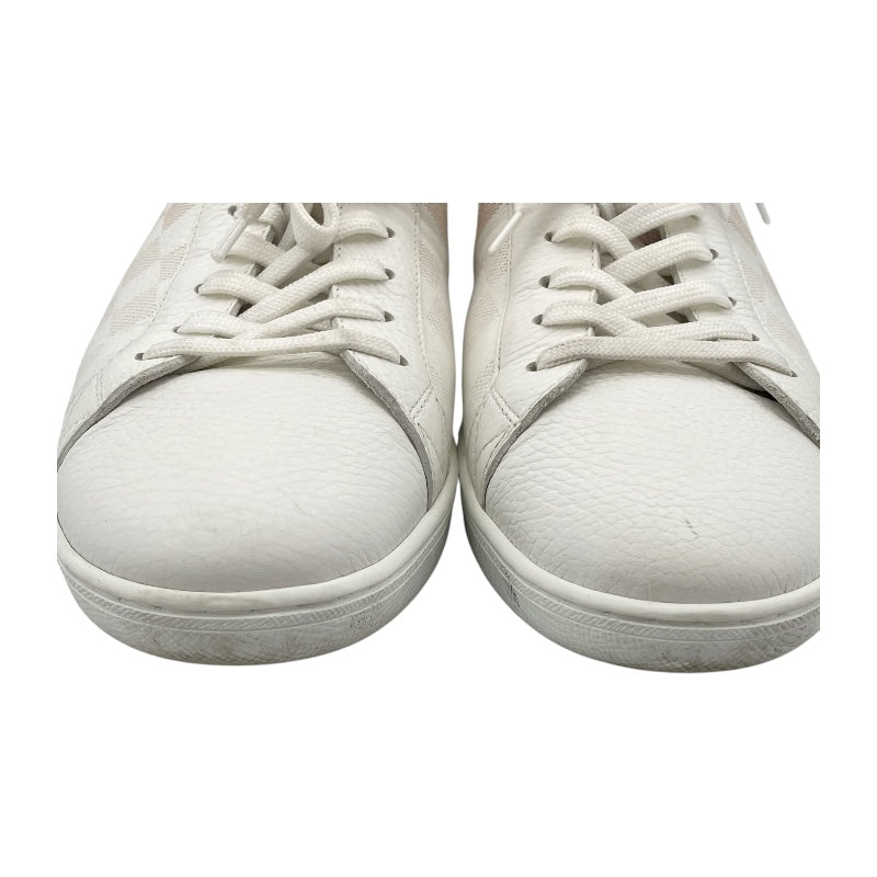 ルイ・ヴィトン LOUIS VUITTON ルクセンブルグライン ダミエローカットスニーカー LD0260 ホワイト レザー メンズ スニーカー
