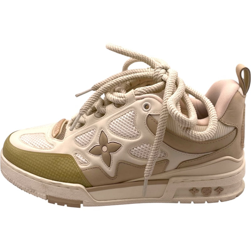 ルイ・ヴィトン LOUIS VUITTON スケートライン ローカーットスニーカー G00263 ホワイト レザー メンズ スニーカー