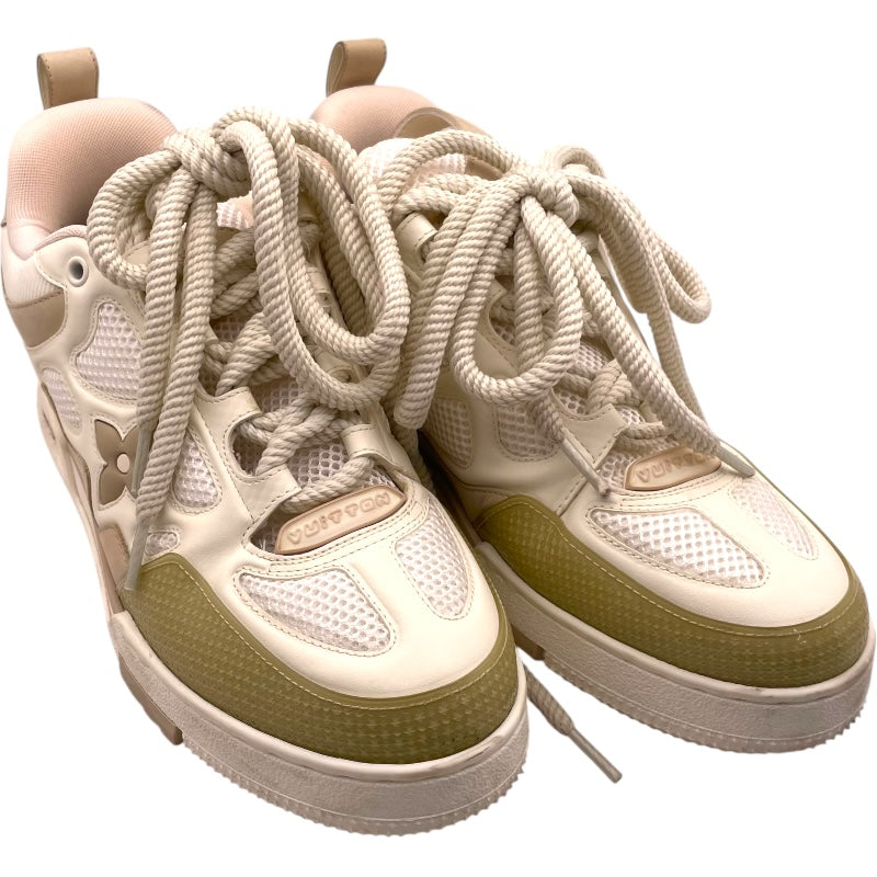 ルイ・ヴィトン LOUIS VUITTON スケートライン ローカーットスニーカー G00263 ホワイト レザー メンズ スニーカー