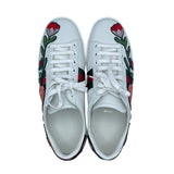 グッチ GUCCI エースフラワーエンブロイダリースニーカー 431917 ホワイト レディース スニーカー