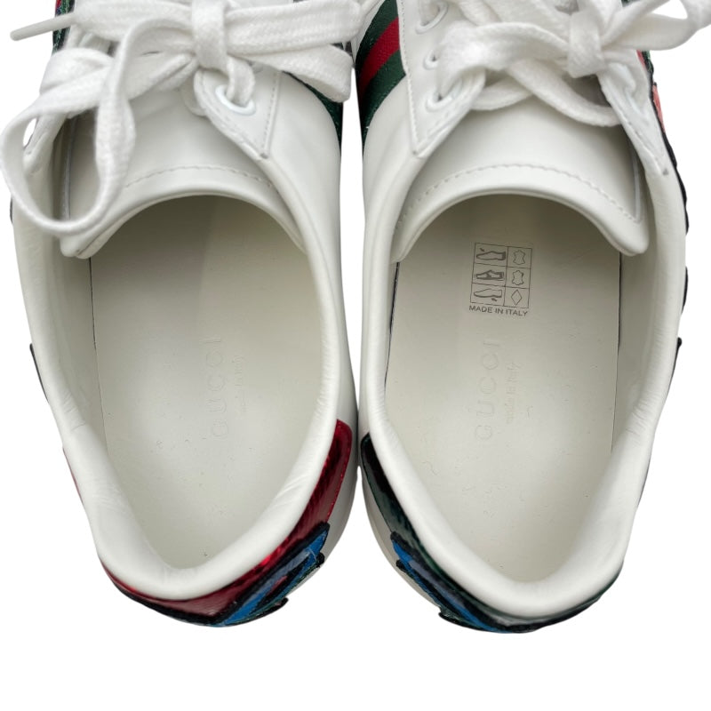 グッチ GUCCI エースフラワーエンブロイダリースニーカー 431917 ホワイト レディース スニーカー