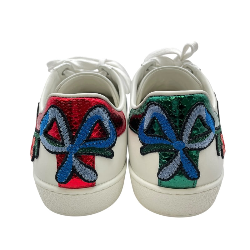グッチ GUCCI エースフラワーエンブロイダリースニーカー 431917 ホワイト レディース スニーカー