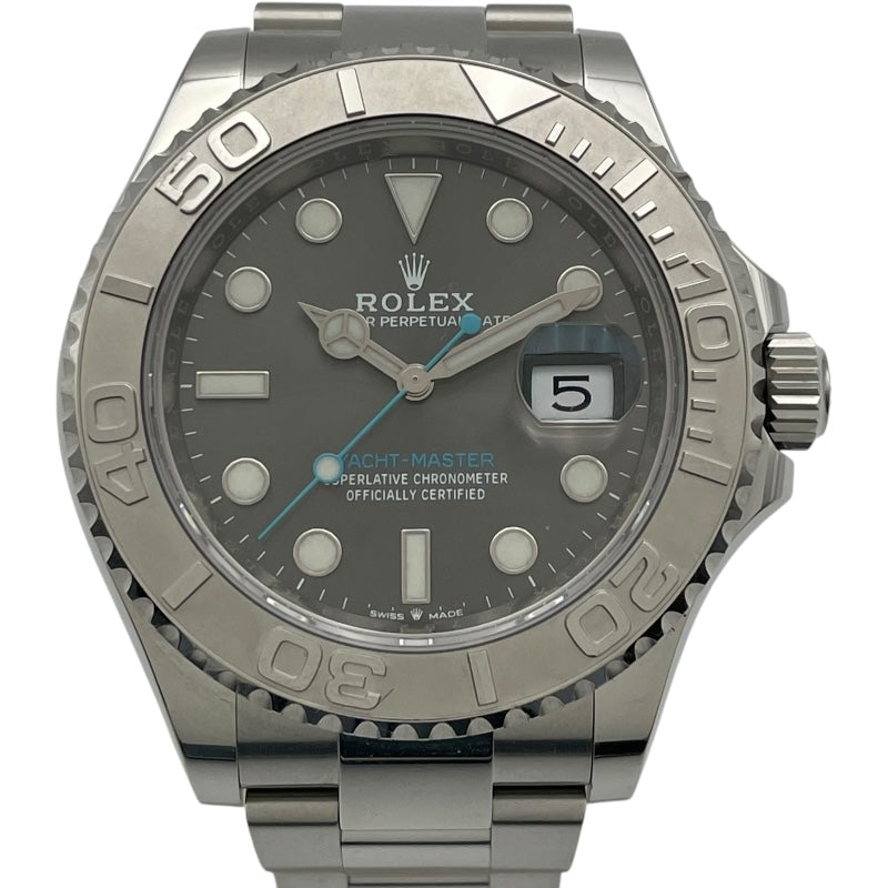 ロレックス ROLEX ヨットマスター 40スレート 126622 シルバー PT/SS メンズ 腕時計