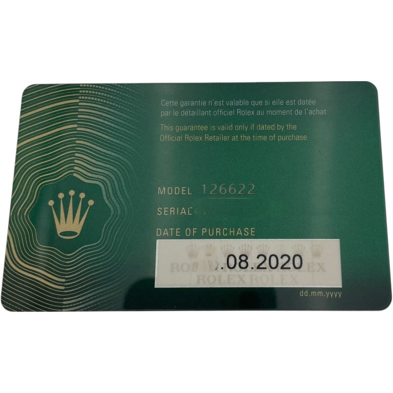 ロレックス ROLEX ヨットマスター 40スレート 126622 シルバー PT/SS メンズ 腕時計