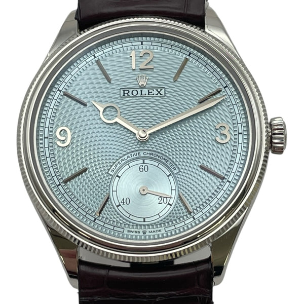 ロレックス ROLEX 1908 アイスブルー 52506 ブルー PT メンズ 腕時計
