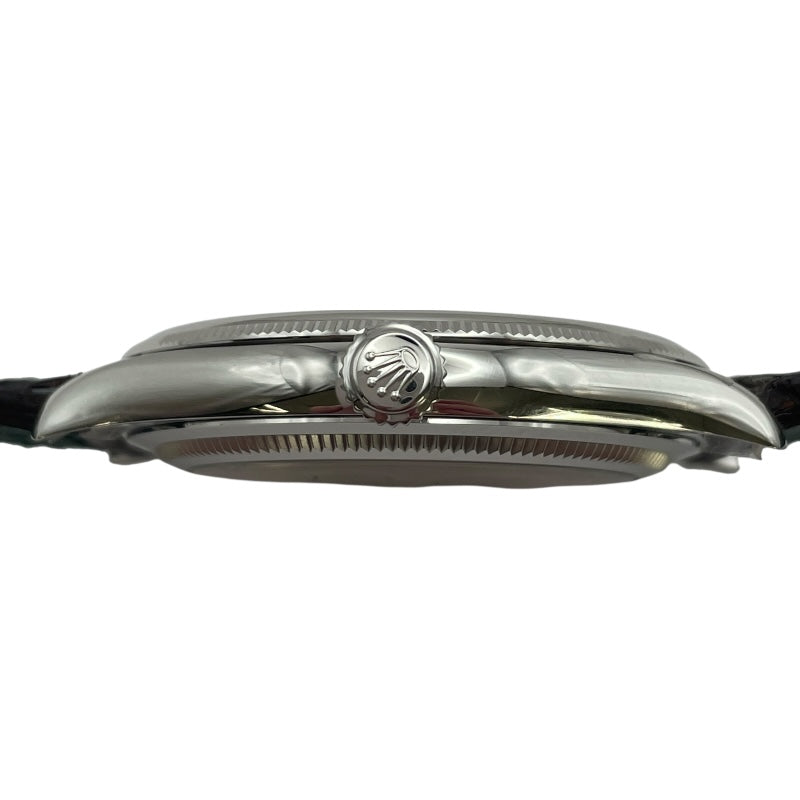 ロレックス ROLEX 1908 アイスブルー 52506 ブルー PT メンズ 腕時計