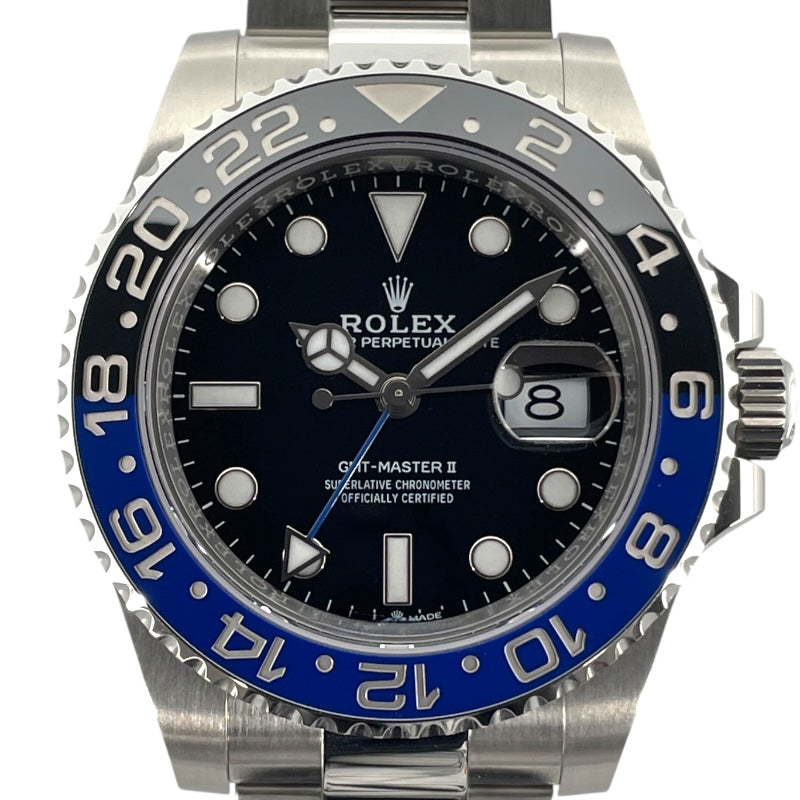 ロレックス ROLEX GMTマスター2 126710BLNR ブラック SS 自動巻き メンズ 腕時計