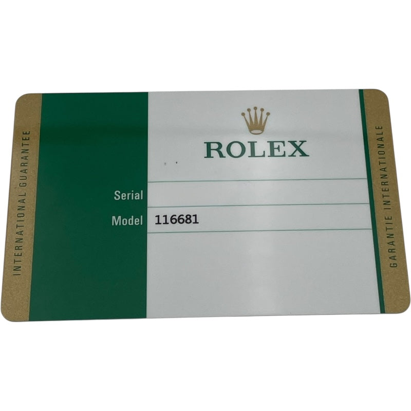 ロレックス ROLEX ヨットマスター2 116681 ホワイト PG/SS 自動巻き メンズ 腕時計