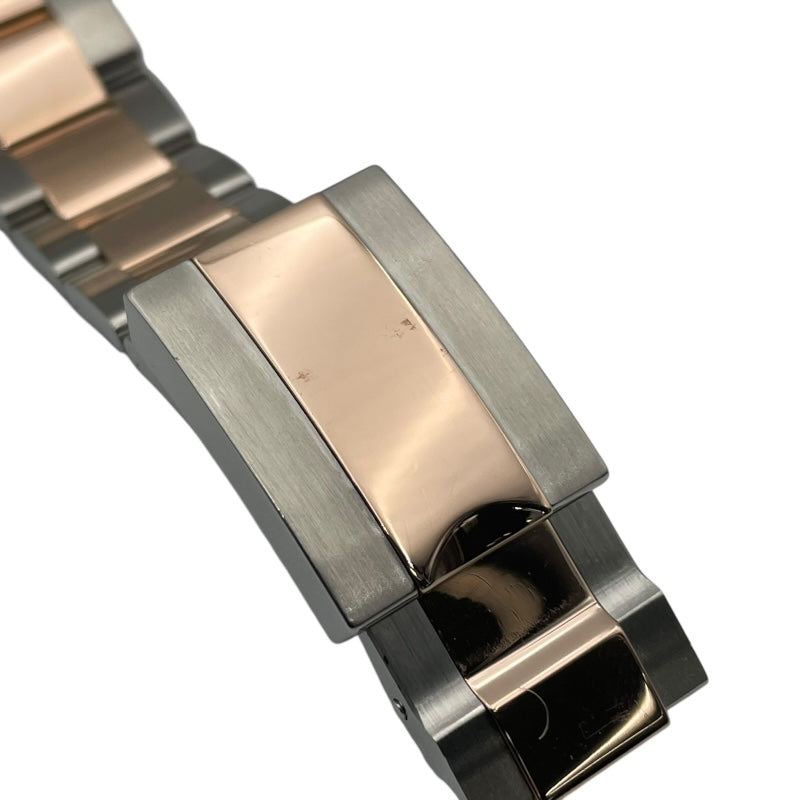 ロレックス ROLEX ヨットマスター2 116681 ホワイト PG/SS 自動巻き メンズ 腕時計