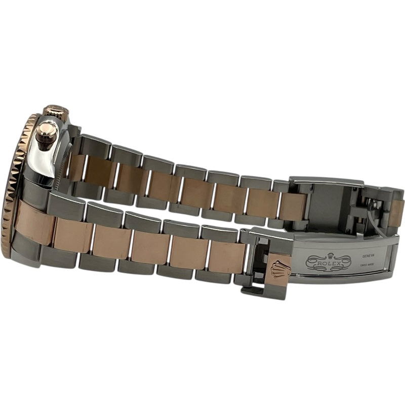 ロレックス ROLEX ヨットマスター2 116681 ホワイト PG/SS 自動巻き メンズ 腕時計