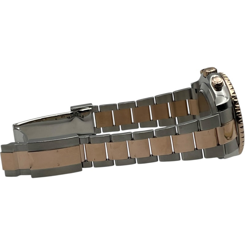 ロレックス ROLEX ヨットマスター2 116681 ホワイト PG/SS 自動巻き メンズ 腕時計