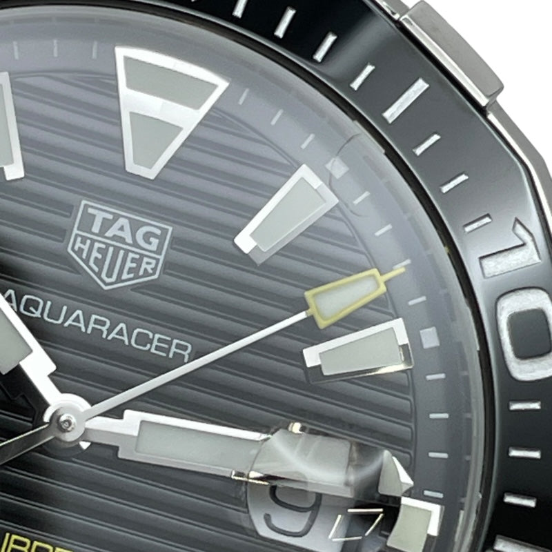 タグ・ホイヤー TAG HEUER アクアレーサー キャリバー5 WAY201A ブラック SS 自動巻き メンズ 腕時計