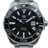 タグ・ホイヤー TAG HEUER アクアレーサー キャリバー5 WAY201A ブラック SS 自動巻き メンズ 腕時計