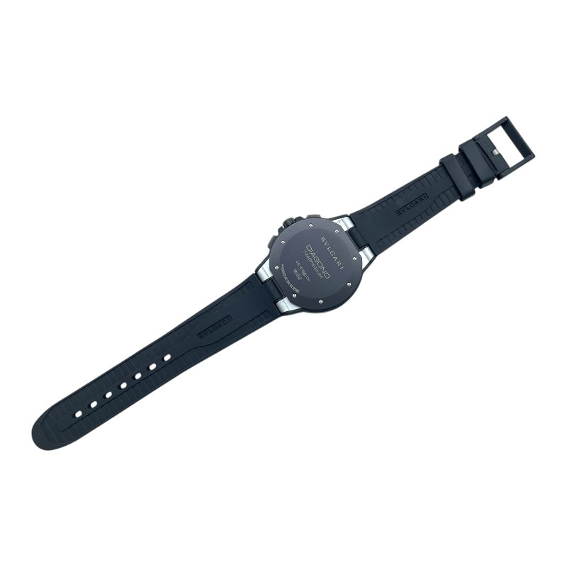 ブルガリ BVLGARI ディアゴノ マグネシウム クロノグラフ DG42SMCCH シルバー マグネシウム /セラミック/ラバーストラップ 自動巻き メンズ 腕時計