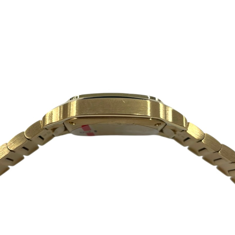 カルティエ Cartier サントス ドゥ カルティエ WGSA0107 ホワイト K18YG クオーツ レディース 腕時計