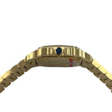 カルティエ Cartier サントス ドゥ カルティエ WGSA0107 ホワイト K18YG クオーツ レディース 腕時計